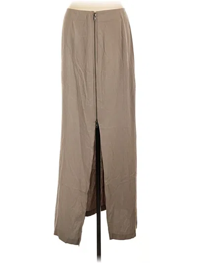 Pre-owned Catherine Malandrino Formal Skirt In Tan