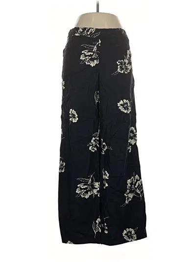 Pre-owned Catherine Malandrino Linen Pants In Black