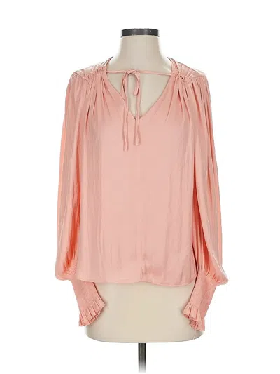 Pre-owned Catherine Malandrino Long Sleeve Blouse In Pink