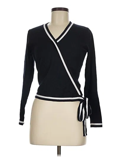 Pre-owned Catherine Malandrino Long Sleeve T-shirt In Black