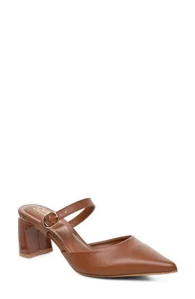 Catherine Malandrino Pointed Toe Sandal In Brown
