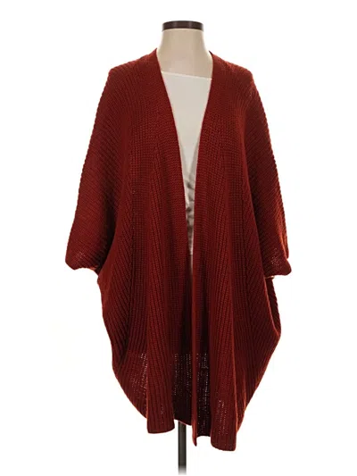 Pre-owned Catherine Malandrino Poncho In Red