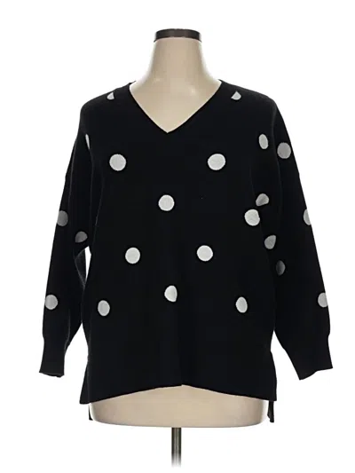 Pre-owned Catherine Malandrino Pullover Sweater In Black