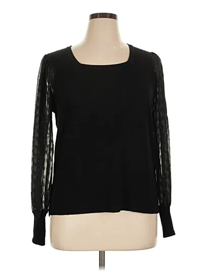 Pre-owned Catherine Malandrino Pullover Sweater In Black