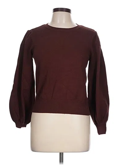 Pre-owned Catherine Malandrino Pullover Sweater In Burgundy