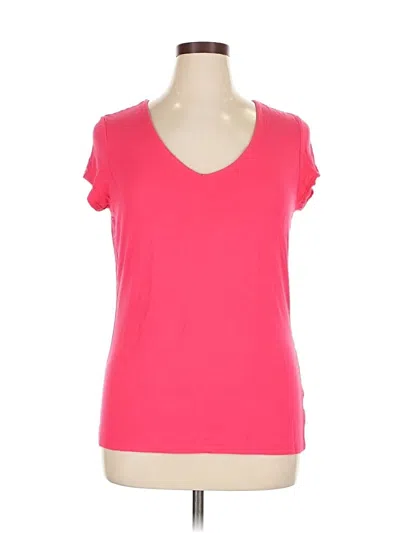 Pre-owned Catherine Malandrino Short Sleeve T-shirt In Pink