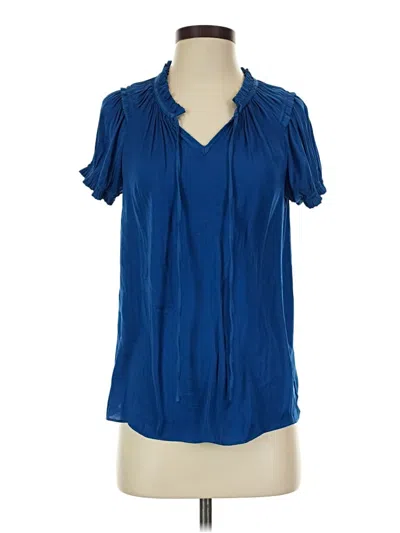 Pre-owned Catherine Malandrino Short Sleeve T-shirt In Blue