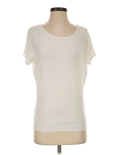 Pre-owned Catherine Malandrino Short Sleeve T-shirt In Ivory