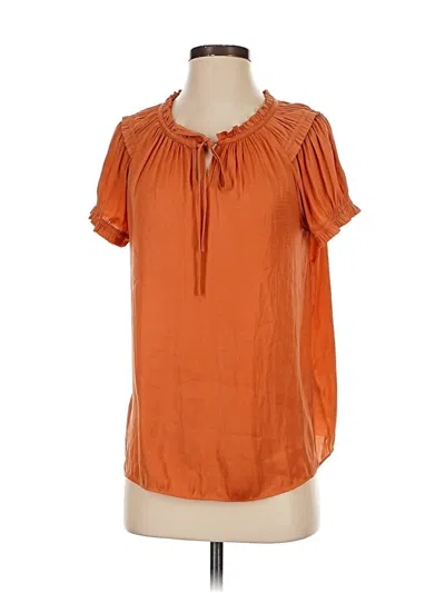Pre-owned Catherine Malandrino Short Sleeve T-shirt In Orange