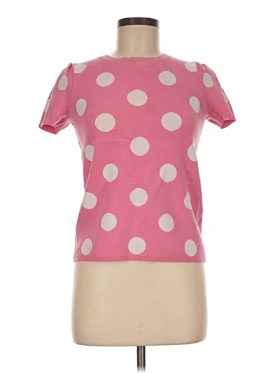 Pre-owned Catherine Malandrino Short Sleeve T-shirt In Pink