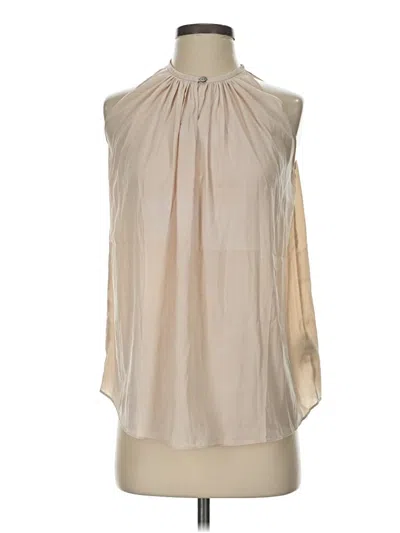 Catherine Malandrino Sleeveless Blouse In Brown
