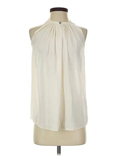 Pre-owned Catherine Malandrino Sleeveless Blouse In Ivory
