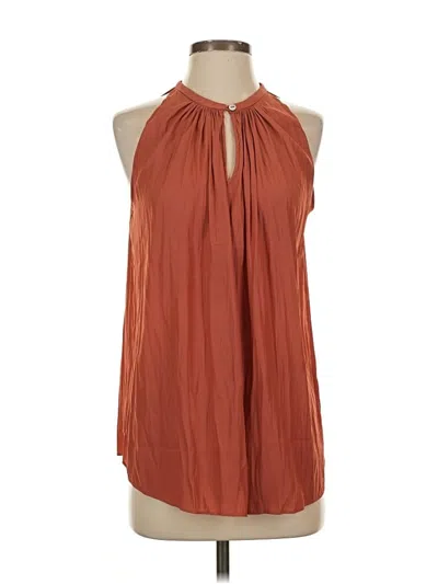 Pre-owned Catherine Malandrino Sleeveless Blouse In Orange