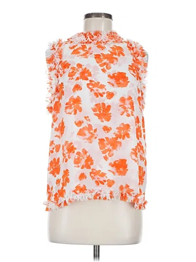 Pre-owned Catherine Malandrino Sleeveless Blouse In Orange