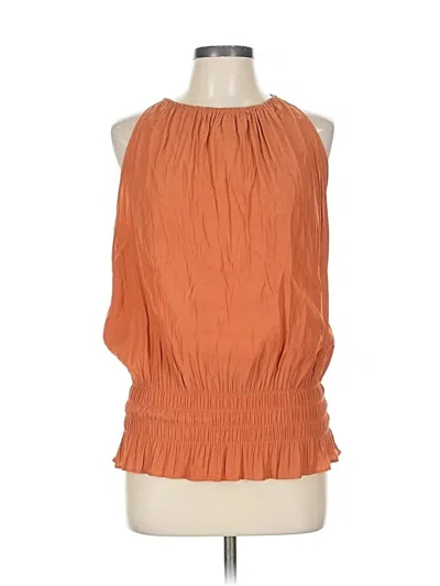 Pre-owned Catherine Malandrino Sleeveless Blouse In Orange