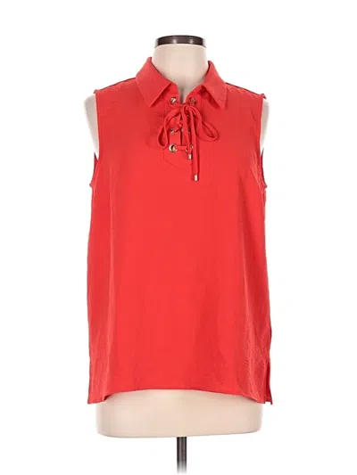 Catherine Malandrino Sleeveless Blouse In Red