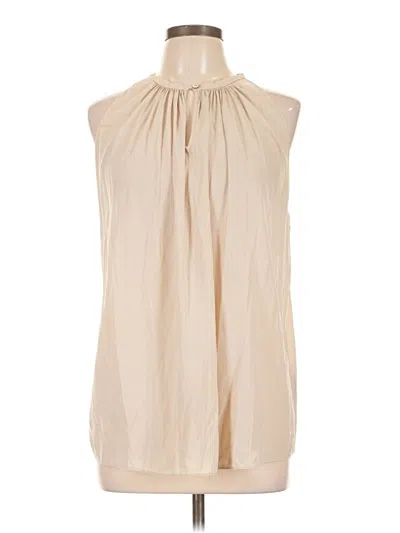 Pre-owned Catherine Malandrino Sleeveless Blouse In Tan