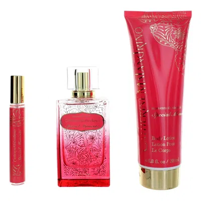 Catherine Malandrino Special Moments By , 3 Piece Gift Set For Women In Transparent