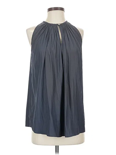 Pre-owned Catherine Malandrino Tank Top Gray Halter Neckline Tops