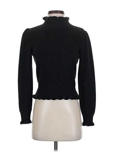 Pre-owned Catherine Malandrino Turtleneck Sweater In Black
