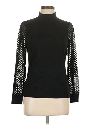 Pre-owned Catherine Malandrino Turtleneck Sweater In Black