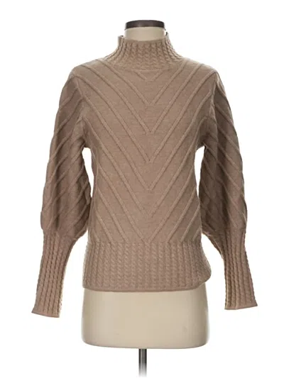 Pre-owned Catherine Malandrino Turtleneck Sweater In Brown