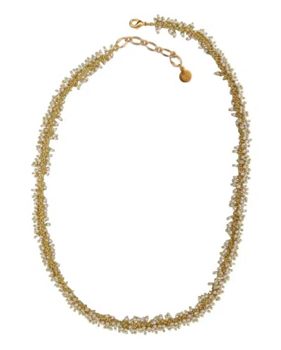 Catherine Page Women's Sprinkles Short Necklace In Pearl In Beige