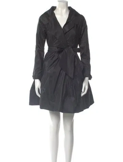 Pre-owned Catherine Regehr Silk Mini Dress In Gray