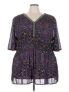 Catherines 3/4 Sleeve Blouse In Multi