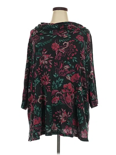 Pre-owned Catherines 3/4 Sleeve T-shirt In Black