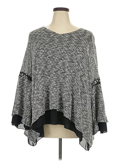 Pre-owned Catherines 3/4 Sleeve T-shirt In Gray
