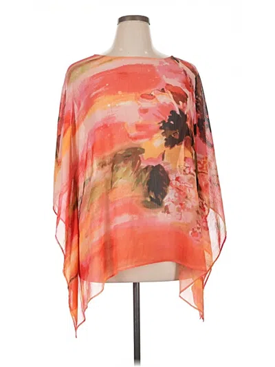 Pre-owned Catherines 3/4 Sleeve T-shirt In Orange