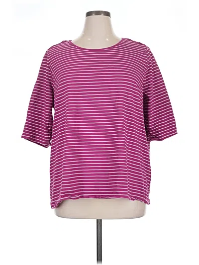 Pre-owned Catherines 3/4 Sleeve T-shirt In Pink