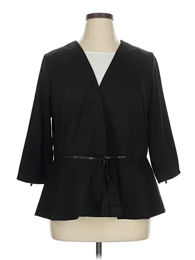 Pre-owned Catherines Blazer Jacket In Black