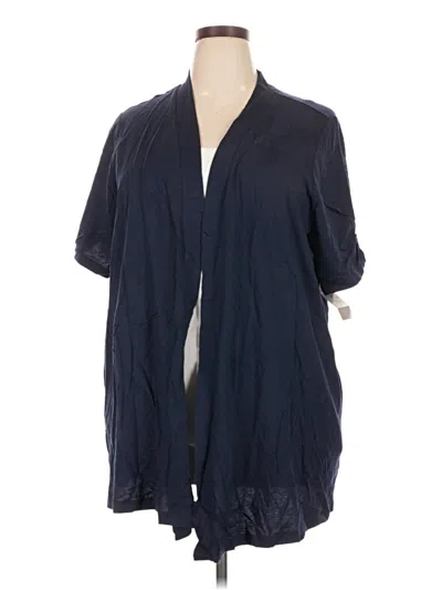Pre-owned Catherines Cardigan Sweater In Blue
