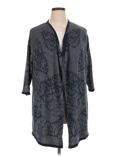Pre-owned Catherines Cardigan Sweater In Gray
