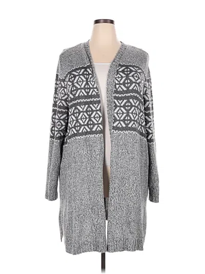Pre-owned Catherines Cardigan Sweater In Gray