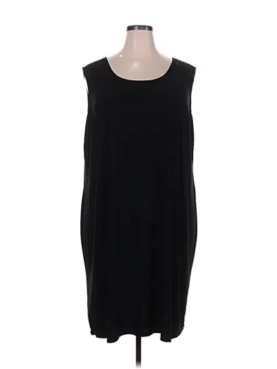 Pre-owned Catherines Casual Dress In Black