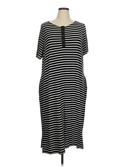 Pre-owned Catherines Casual Dress In Black