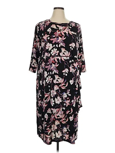 Pre-owned Catherines Casual Dress In Black