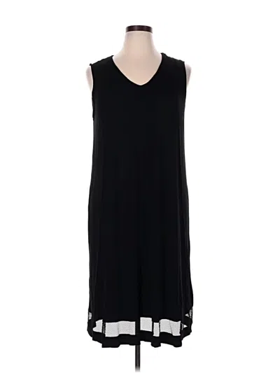Pre-owned Catherines Casual Dress In Black