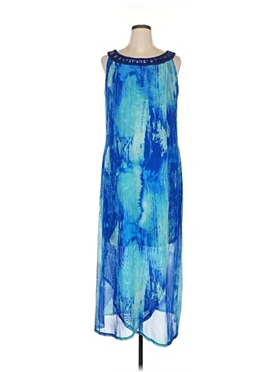 Pre-owned Catherines Casual Dress In Blue