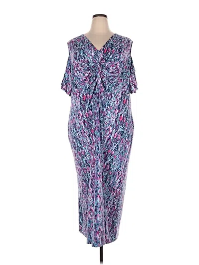 Pre-owned Catherines Casual Dress In Blue