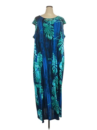 Pre-owned Catherines Casual Dress In Blue