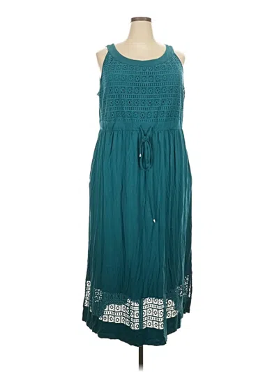 Pre-owned Catherines Casual Dress In Blue