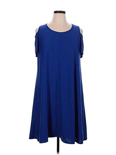 Pre-owned Catherines Casual Dress In Blue