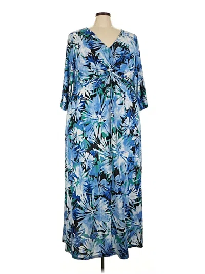 Pre-owned Catherines Casual Dress In Blue