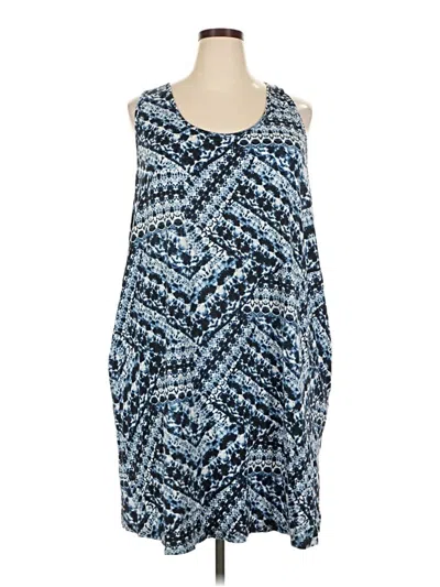 Pre-owned Catherines Casual Dress In Blue