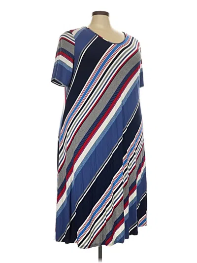 Pre-owned Catherines Casual Dress In Blue