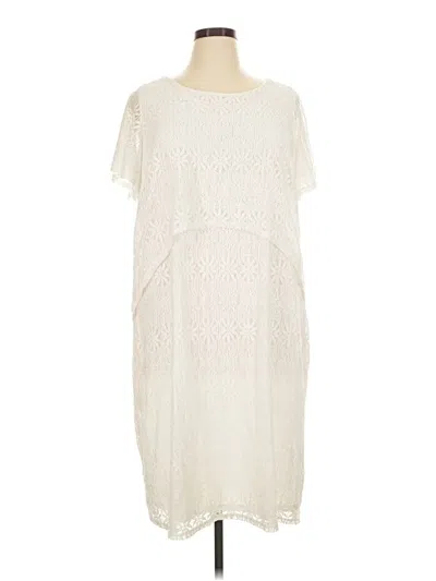 Pre-owned Catherines Casual Dress In Ivory